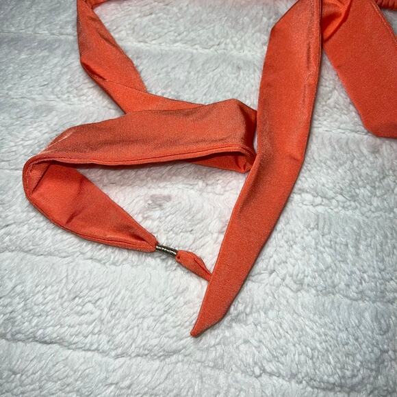 Athleta Orange Tie Triangle Bikini Swim Top - Picture 8 of 8